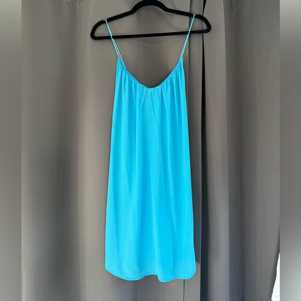 Vibrant Blue Spaghetti Strap Dress